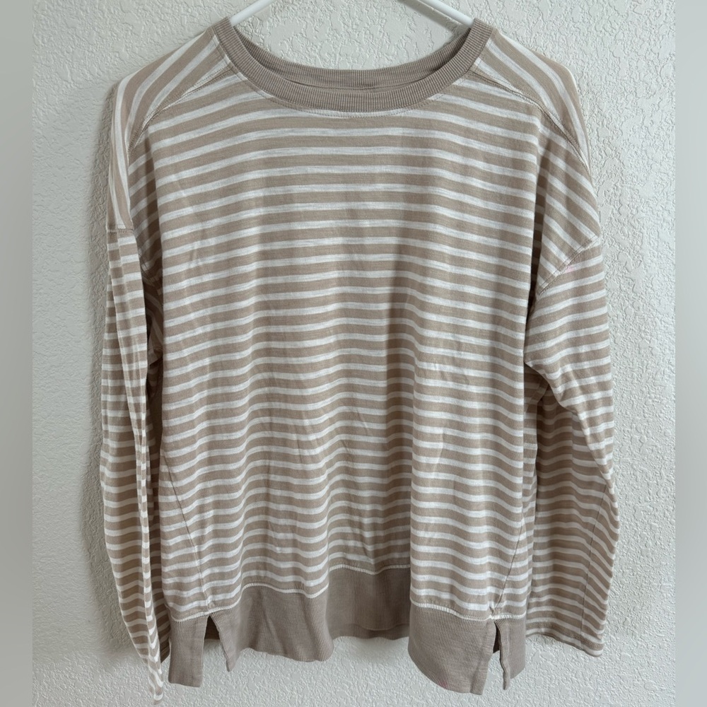 Lou & Grey stripped basic long sleeve tee